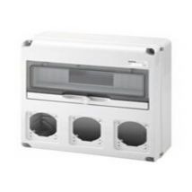 Tableau Gewiss 14 Modules À 3 Brides Pour Prises Industrielles Gw68005n