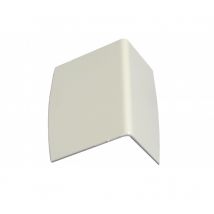 Mccover - kit de 7 arrêts laqués de plaque pour profilé vissable modulable 16/32 mm Blanc RAL 9010