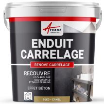 Arcane Industries - Enduit carrelage pour Mur et Sol - RENOVE CARRELAGE - 20 kg (environ 13 m²) - Camel - ARCANE INDUSTRIES
