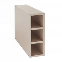 Moderna - Meuble Rangement Bouteilles Urban, Mélaminé Argile 16 Mm,l15cm, 2ét