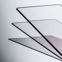 Dhaze - 5 Plaques Polystyrene Transparent 2.5mm 180x60cm