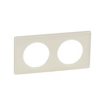 Legrand - Plaque Double Celiane, Ivoire