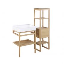Mob In - Meuble De Salle De Bain 60 Cm Hopp Avec Vasque Et Colonne