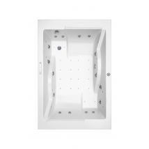 Allibert - Baignoire Balnéo Duo Spallibert - Massage Air + Eau, Chromothérapie Et Aromathérapie 180 X 120 Cm