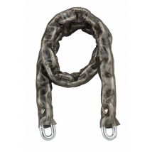 Thirard - Chaîne Acier Cémenté Zingué Loops, Vélo, Barrières, Ø 8mm, 0.9m, Gaine Pvc