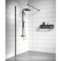 Paroi de Douche Florida - 70 x 200 cm - Badplaats - Gris - 8 mm