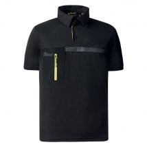 U-power - Polo Manches Courtes Libra Black Carbon | Fu249bc - Upower