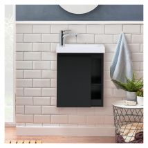 Mob In - Meuble lave-mains HAMPTON Noir