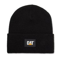 Bonnet Label Cuff Caterpillar Black