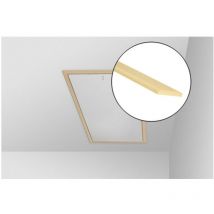 Latte De Finition Pin Lxl Pour Escalier Escamotable - Fakro - Couleur Pin Blanc