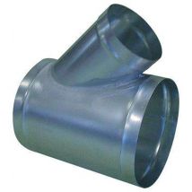 Té Oblique 45° Galva - To 45° 125/125 - 11093207 Aldes - 11093207