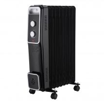 Radiateur Electrique Mobile Bain D'huile Baneos Luxe Sannover 2000 W