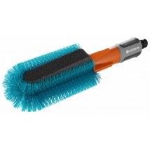 Gardena Brosse De Lavage Cleansystem. Pour Vélo, Remorque Et Poussette.poils Robustes Et Éponge. (18848-20)