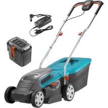 Gardena - Tondeuse à gazon 40V Batterie lithium 2.6Ah Coupe 32 cm Bac 30Litres