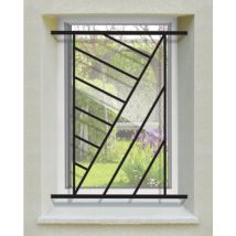 Dms - Grille De Defense Omega Pour Fenetre H= 95 Cm X L= 60 Cm (côte Tableau)