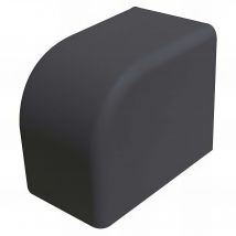 Ing Fixation - Capuchons Pour Pivot De Portail - Gris Anthracite - Sachet De 2 Pcs