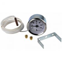 Diff - Thermomètre rond 0 à 120 C Ø56mm - DIFF