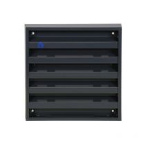 Renson 431 - Grille Murale D'évacuation En Aluminium - Renson - Ral 7016 - Gris Anthracite 225 X 225 Mm