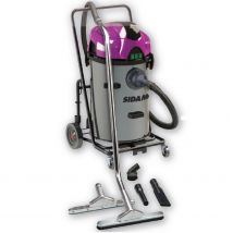 Aspirateur Cuve Inox 88l 3x1200w Avec Kit Gravats Jet 100 I90 Sidamo