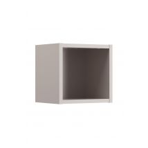Furnidea - Etagère Haut De Salle De Bain Suspendue Nova Cachemire 27 X 28 Cm