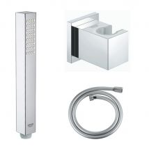 Grohe - Pommeau de douche GROHE Euphoria Cube Stick avec support mural + flexible douche SilverFlex