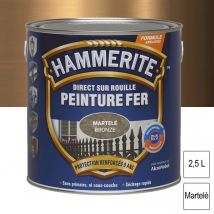 Peinture Fer Direct Sur Rouille Bronze Martelé 2,5l Hammerite