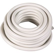 Electraline - Câble H05 Vv-f 1,5 Mm² - Couronne 50 M - 2 X 1,5 Mm² - Blanc