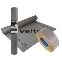 Ecran De Sous-toiture Respirant Parotec Veltec 150, 50m X 1.5m, 150g/m² + Adhesif