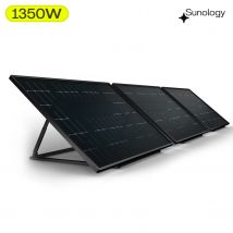 Sunology Play Max - Kit 3 Panneaux Solaires 1350w Bifacial Avec 3 Batteries 700wh – Stations Solaires Livrées Assemblées – Installation Au Sol Ou Mur