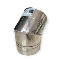 Ten - Coude Inox 304 2 Parties 45° Ø180mm
