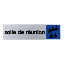 Novap - Plaquette signalétique plexiglas de couleur salle de réunion