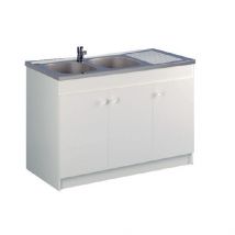 Meuble Sous Évier Liberty 1200x600 3 Portes - Aquarine - 200230