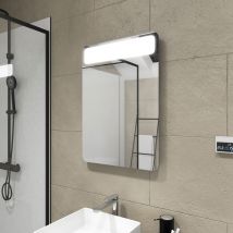 Galedo - Miroir Salle De Bain Avec Bandeau Led - 50x70x5 Cm - Cloud