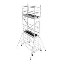 Matisere - Echafaudage Roulant Alu - Hauteur De Travail Max 7.00m - Ec516t