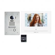 Aiphone - Kit vidéo platine encastrée avec moniteur écran 7 et module Wi-Fi intégré - AIP/JOS1FW