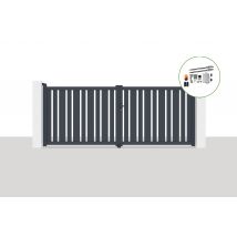 Casanoov - Portail Battant Électrique 3,5x1,4m Veymont + Motorisation Ranger B150