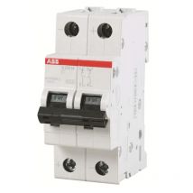 Disjoncteur - Abb S202m - 2 Poles - 20a - Courbe C - Bornes À Vis - 15ka - Abb 2cds272001r0204