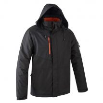 Parka imperméable multipoches avec capuche Coverguard YUZU EN343 EN14058 Noir L