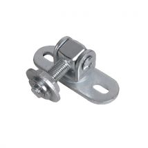 Déco Fer Forgé - Gond Portail À Battant Réglable 2 Dimensions - Filetage M18 Longueur 59 À 79mm - Acier Zingué - À Souder