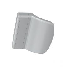 Kintech - Poignée De Tirage Pvc Pour Porte Fenêtre - Finition : Gris Argent -