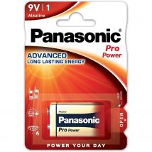 Panasonic Pile Pro Power 6lr61/9v Block Alcaline Manganese
