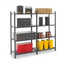 Matisere - Rayonnage Tôlée 4 Niveaux - Module De Départ - 2000x1010x600mm - Charge Max 500kg/niveau - Rayotol/4n/1060/d