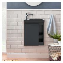 Mob In - Meuble Lave-mains Hampton Noir