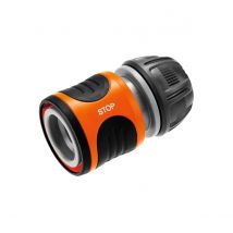 Gardena System - Conector Rápido Stop Para Mangueras De 1/2" Y 5/8" Anti Uv
