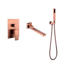 Kroos - Mitigeur De Baignoire À Encastrer Or Rose Brossé - Sirius