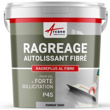 Ragréage Autolissant Fibré Ps4 - Ragreplus Al Fibre - 25 Kg (jusqu'à 17m² Pour 1 Mm D'épaisseur) - Gris - Arcane Industries