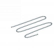 Valentin - Chaînette Perlée Acier Inoxydable Ø3,2x500mm