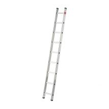 Echelle Simple 9 Échelons 3m50 En Aluminium Professionnelle Hailo Profistep Uno
