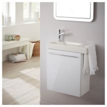 Planetebain - Pack lave mains blanc + Lave Mains en céramique + mitigeur