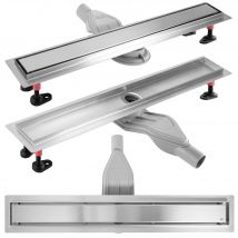 Drain Linéaire Rea Neox Superflow Brush Nickel 70